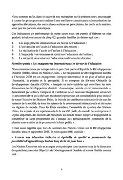 L'universalite et la realisation du droit des enfants a l'education