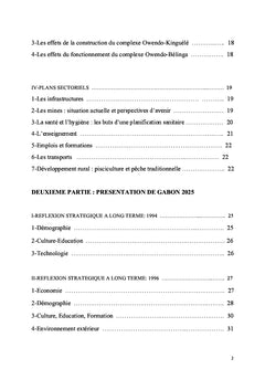 Le Gabon: pour quel développement en 2025?