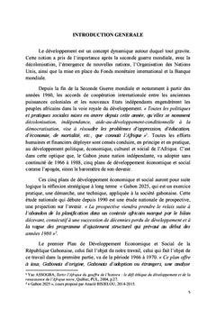 Le Gabon: pour quel développement en 2025?