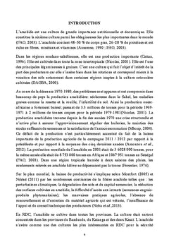 Types de fertilisants (NPK et DAP) et la densité de semis sur la pro