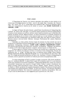L'Ylang-ylang des Comores