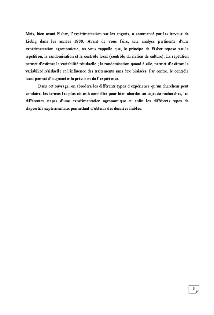 Guide de conduite d'une expérimentation agronomique