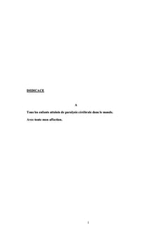 Le registre de la paralysie cérébrale de Sétif, Algérie