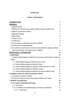 Le registre de la paralysie cérébrale de Sétif, Algérie