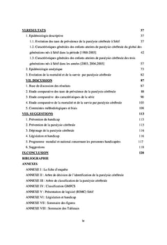 Le registre de la paralysie cérébrale de Sétif, Algérie