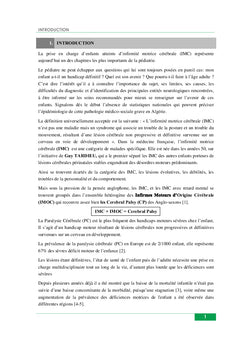 Le registre de la paralysie cérébrale de Sétif, Algérie
