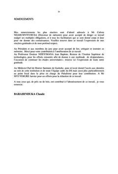 Evaluation de la contribution des Agents de Sante communautaire