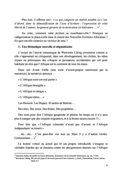 Nouvelles Écritures Romanesques chez certains Écrivains Africains