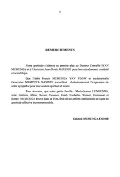 Etude multidimensionnelle de la pauvrete dans la Commune de Nzinda