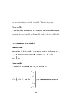 Optimisation de portefeuille d'actions en finance