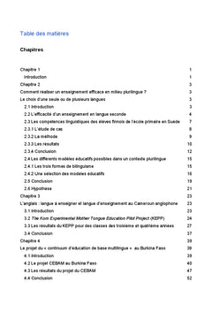 Le français, langue d'enseignement ou langue à enseigner