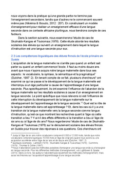 Le français, langue d'enseignement ou langue à enseigner