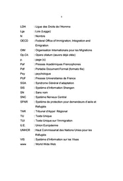 Les aspects psychologiques de l'immigration liée à la bureaucratie