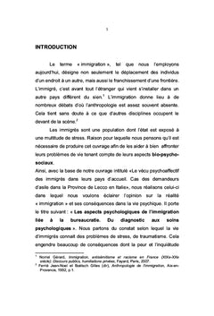 Les aspects psychologiques de l'immigration liée à la bureaucratie