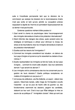 Les aspects psychologiques de l'immigration liée à la bureaucratie