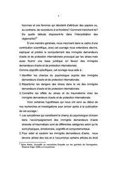 Les aspects psychologiques de l'immigration liée à la bureaucratie