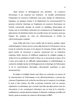 Du Cyber-Commerce à la structuration du contrat électronique en RDC