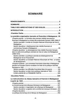 Le reseau bancaire A Madagascar et son role economique (1885-1946)