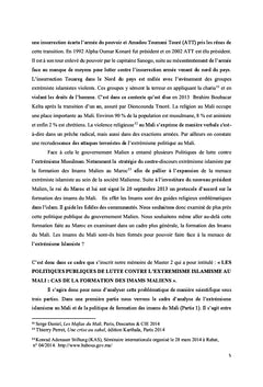 Le contre-discours islamique au Mali