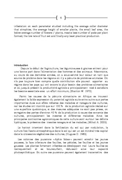 Effets d'extraits du pyrèthre sur les pucerons noirs du haricot commun