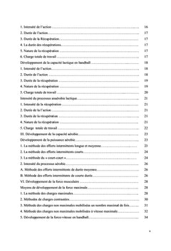 Bases et stratégies de la préparation physique moderne en Handball