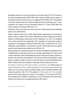 Causes and consequences of school dropout