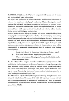 Causes and consequences of school dropout