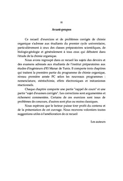 Les ABC de la chimie organique