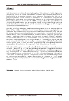 Etude de l'impact de mollusques invasifs sur l'écosystème mosan