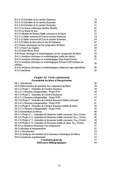 Formulation du beton A base des materiaux locaux. (Granulats d'Adrar)