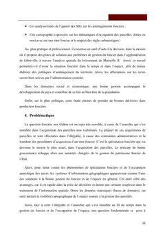 SIG et gestion des aménagements fonciers à Libreville et ses environs