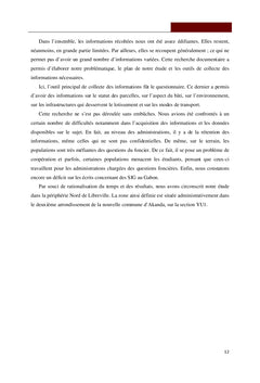 SIG et gestion des aménagements fonciers à Libreville et ses environs