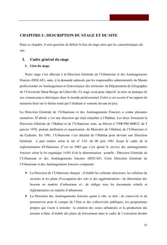SIG et gestion des aménagements fonciers à Libreville et ses environs