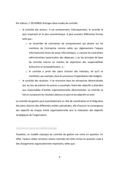 Le contrôle budgétaire au sein d'une entreprise de BTP