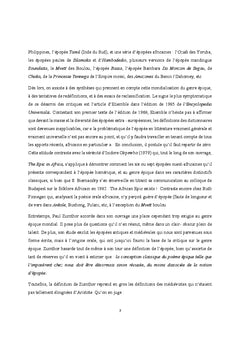 L'épopée antique