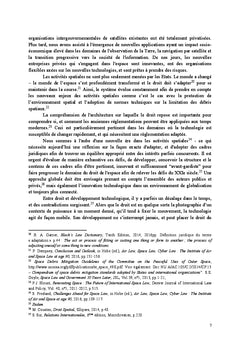 L'adaptation du droit de l'espace aux nouveaux défis en 2067