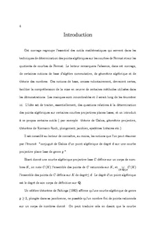 Geometrie algebrique / Theorie des nombres
