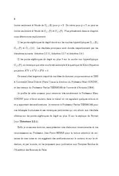 Geometrie algebrique / Theorie des nombres