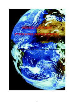 Menace Climatique et Economie Internationale