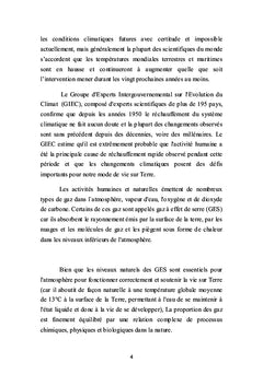 Menace Climatique et Economie Internationale