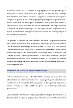 Décentralisation et pauvreté au Bénin : Quel avenir ?