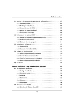 Décodeurs à base des algorithmes génétiques