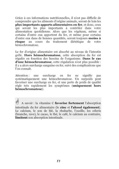 Recettes et menus pour l'hémochromatose
