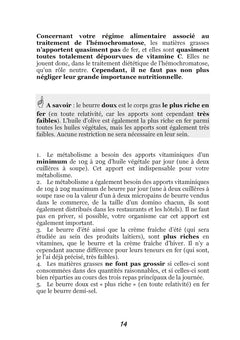 Recettes et menus pour l'hémochromatose