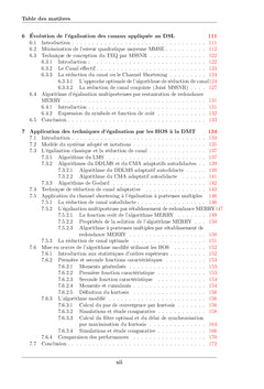 Techniques d'egalisation pour les communications à portuses multiples
