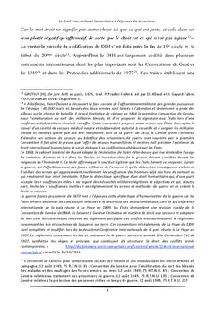 Le droit international humanitaire à l'épreuve du terrorisme