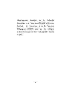Les Mathématiques au Burkina Faso