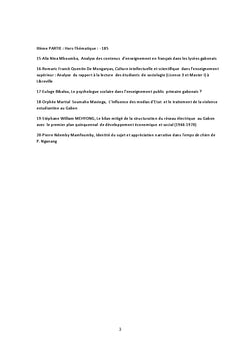 Actes du colloque