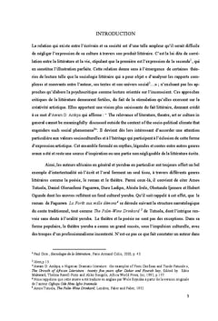 L'héritage yoruba dans le théâtre de Wolé Soyinka