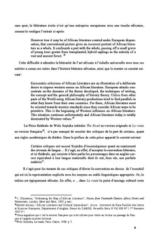L'héritage yoruba dans le théâtre de Wolé Soyinka